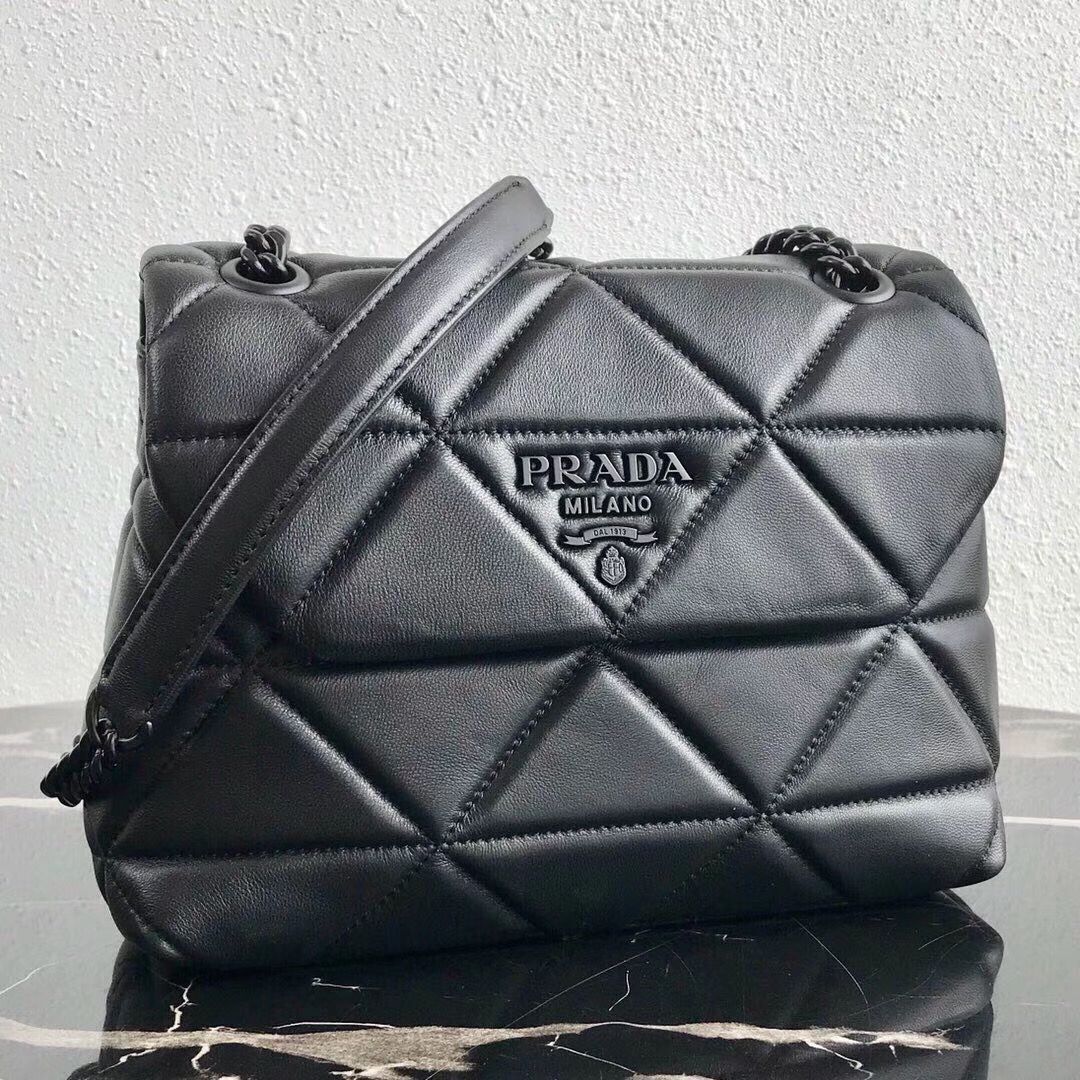 Small Prada Spectrum shoulder bag 1BD233 Black