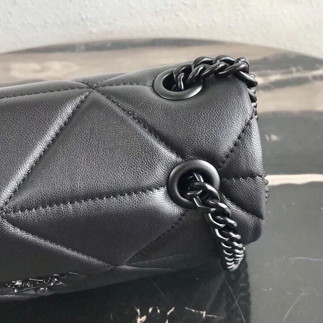 Prada Original Lambskin Leather Shoulder Bag 1BD233 Black