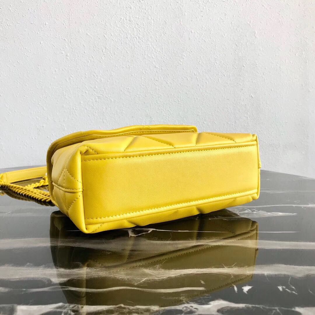 Small Prada Spectrum shoulder bag 1BD233 Yellow