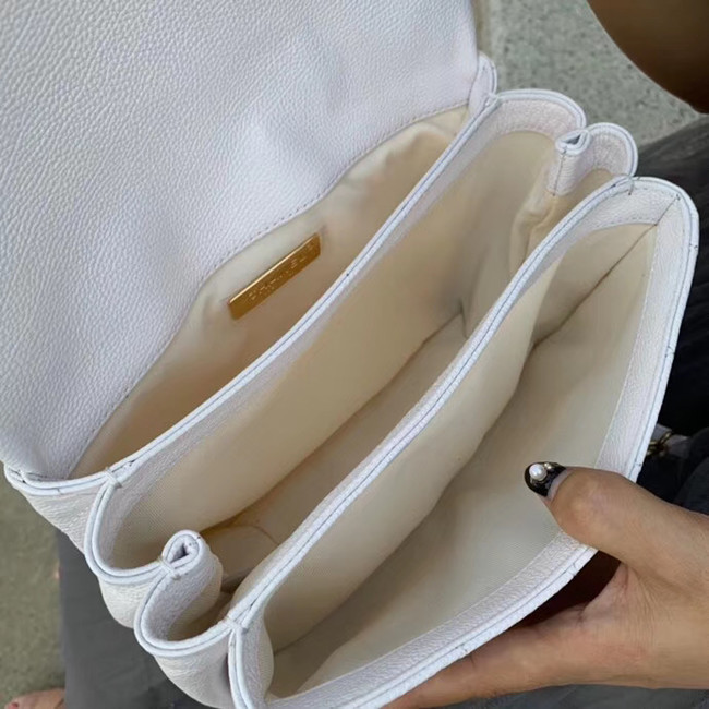 Chanel flap bag AS1170 white