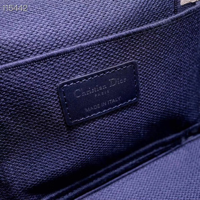 Dior SADDLE DENIM CANVAS Cosmetic Bag 5698