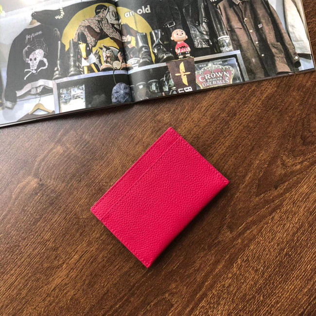 Louis vuitton original LOCKME CARD HOLDER M68555 Hot Pink