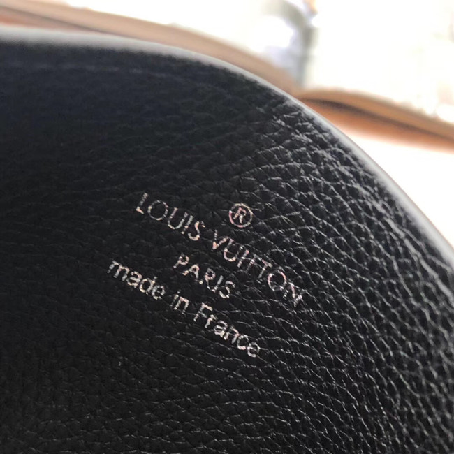 Louis vuitton original LOCKME CARD HOLDER M68555 black