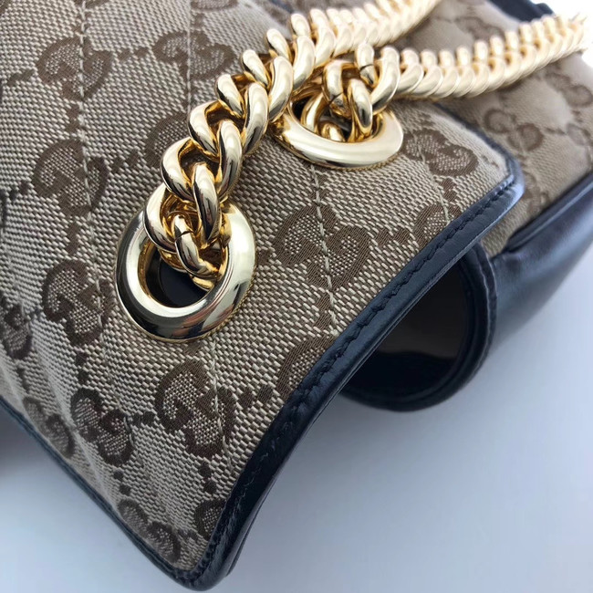 Gucci GG Marmont small shoulder bag 446744 black