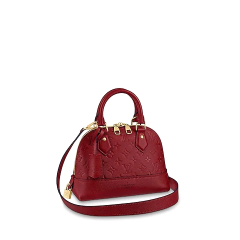 Louis Vuitton Original Monogram Empreinte NEO ALMA BB M44866 Cherry Berry