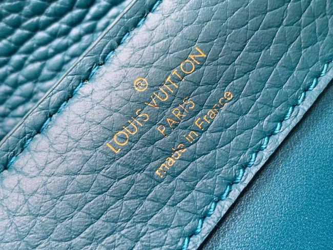 Louis Vuitton Original Taurillon leather CAPUCINES BB M95509 blue