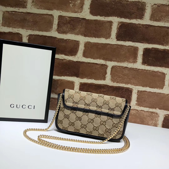 Gucci GG Marmont mini shoulder bag 574969 black 