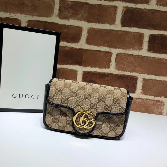 Gucci GG Marmont mini shoulder bag 574969 black