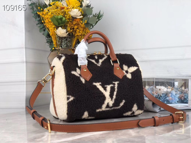 Louis vuitton original SPEEDY 25 wool M55423 