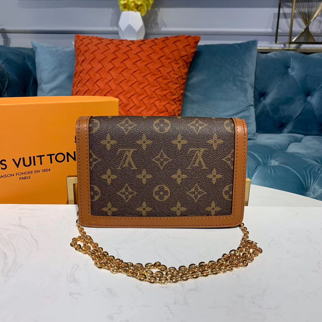 Louis Vuitton Original Monogram Canvas DAUPHINE CHAIN WALLET M68746