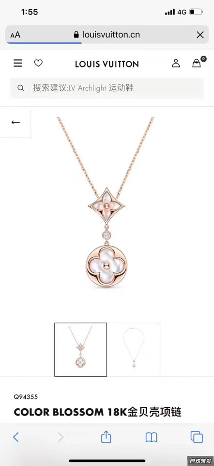 Louis Vuitton Necklace CE4476