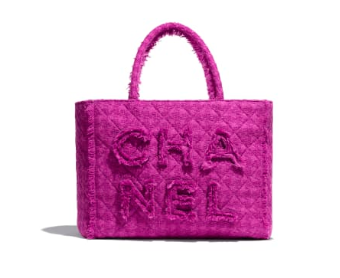 Chanel Zipper shopping bag AS0976 Purplish