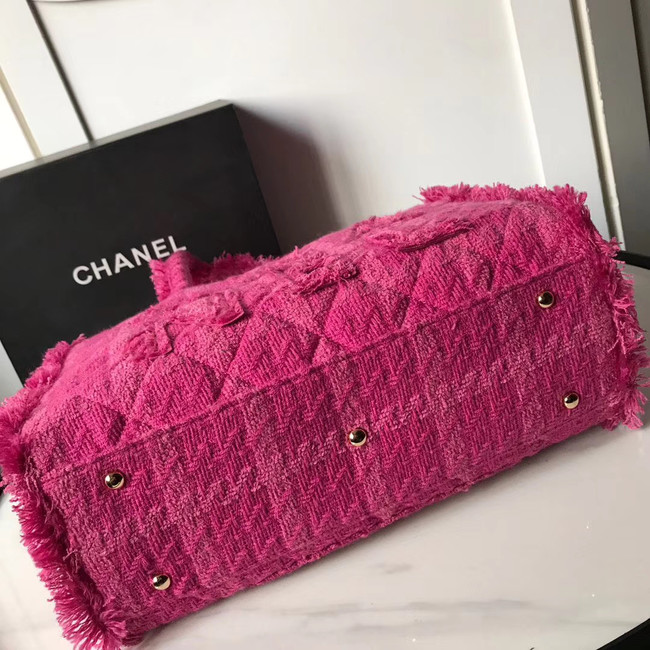Chanel Zipper shopping bag AS0976 Purplish