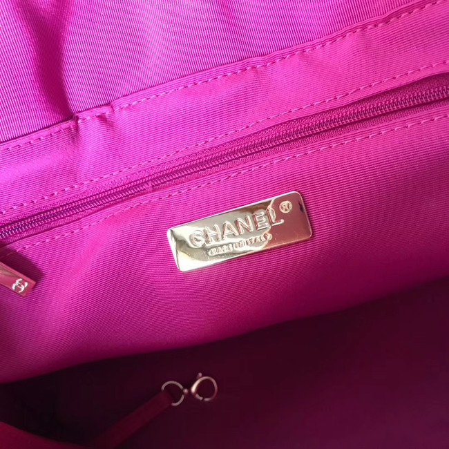 Chanel Zipper shopping bag AS0976 Purplish