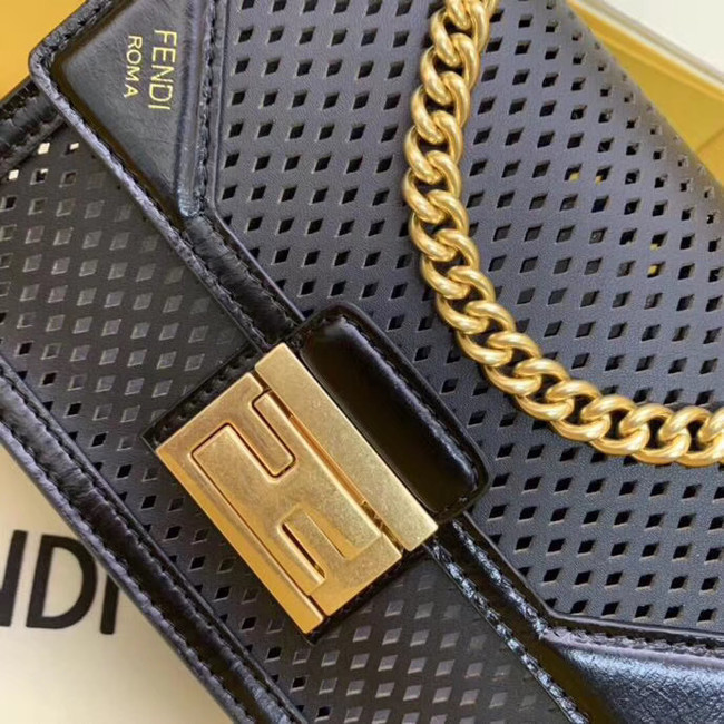 Fendi KAN U SMALL leather mini-bag 8BT312 Royal