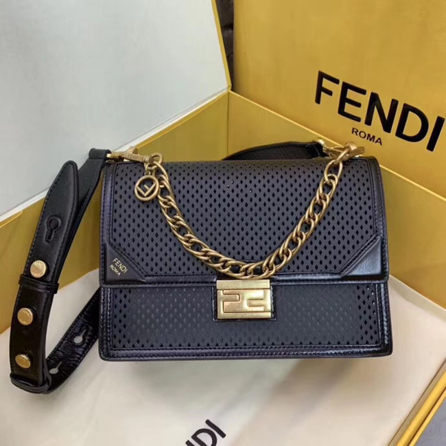 Fendi KAN U leather bag 8BT313 Royal