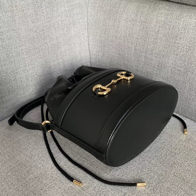 Gucci 1955 Horsebit bucket bag 602118 black