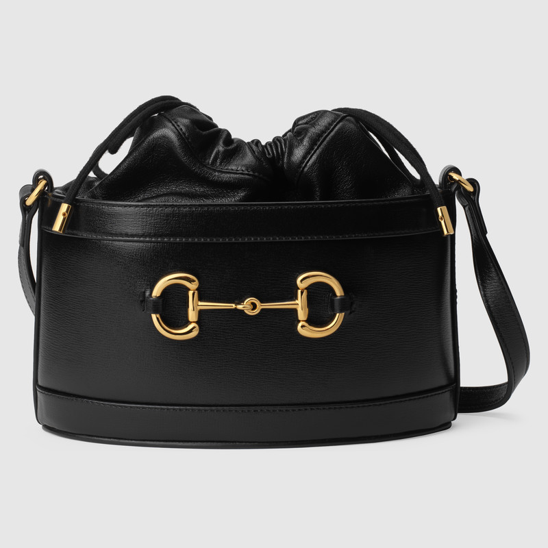 Gucci 1955 Horsebit bucket bag 602118 black