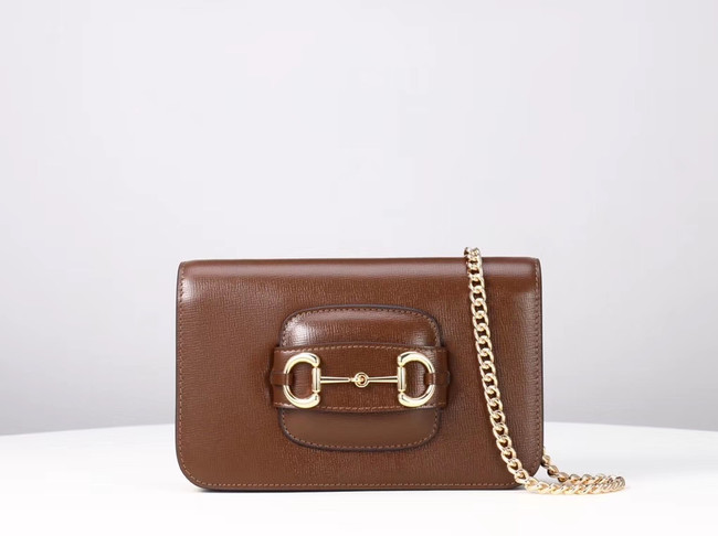 Gucci GG Marmont mini shoulder bag 600663 brown