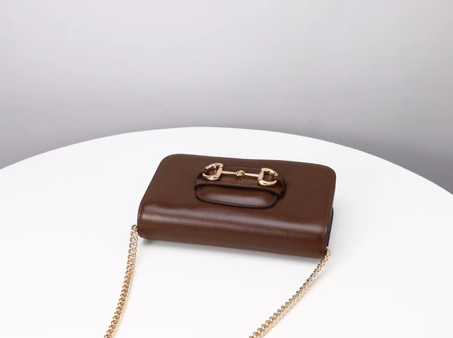 Gucci GG Marmont mini shoulder bag 600663 brown