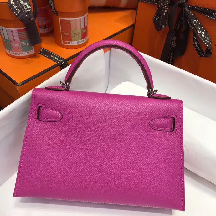 Hermes Kelly Tote Bag Original epsom Leather KL20 Pink