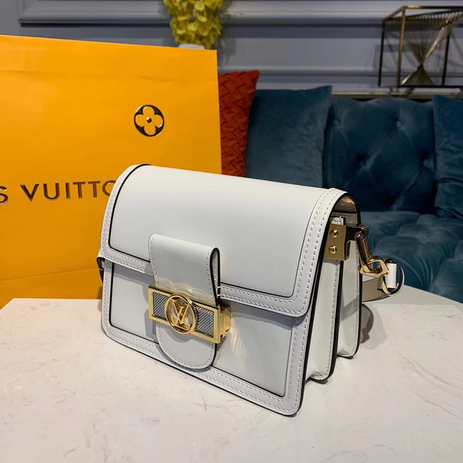 Louis vuitton original DAUPHINE MM M55735 white