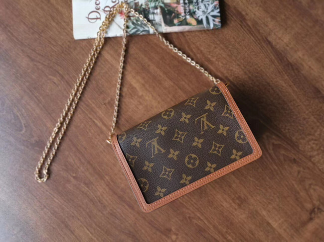 Louis Vuitton Original Monogram Canvas DAUPHINE CHAIN WALLET M68746