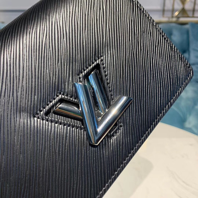 Louis Vuitton TWIST BELT CHAIN WALLET M68559 black