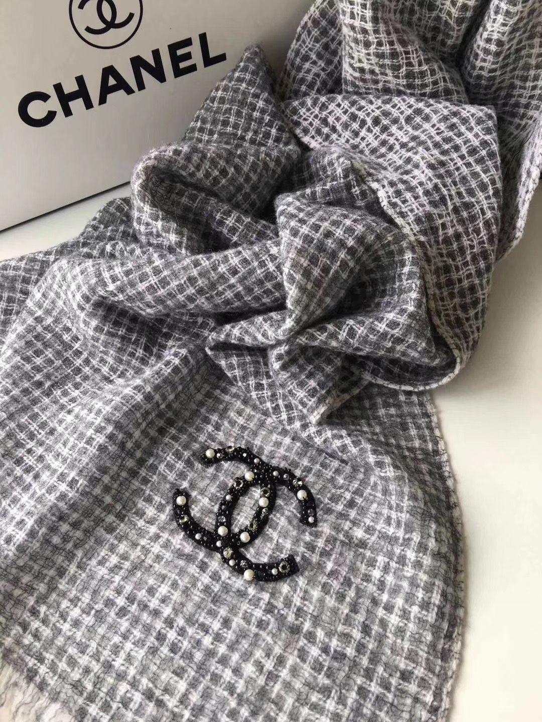 Chanel Cashmere Scarf CH11088