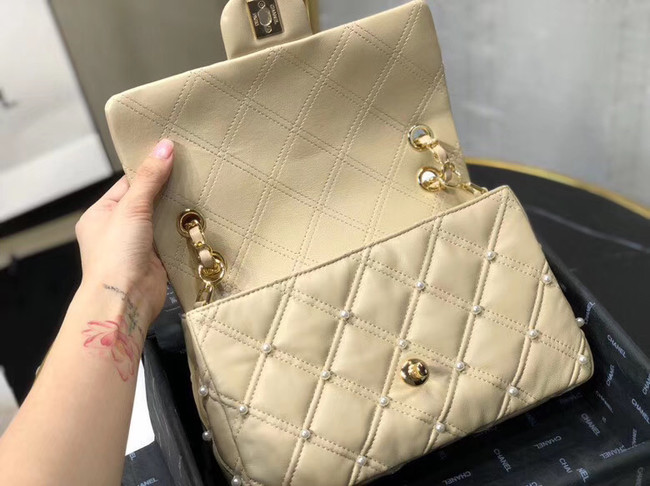 Chanel flap bag AS1202 apricot