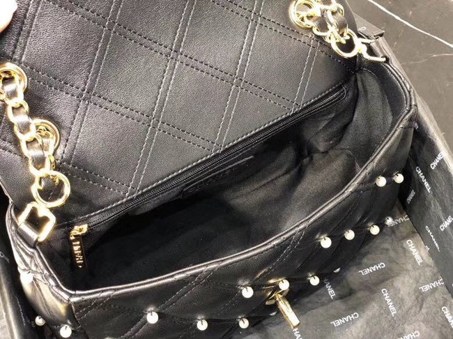 Chanel flap bag AS1202 black