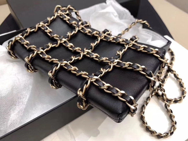 Chanel Lambskin AS1382 black