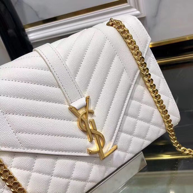 SAINT LAURENT Medium satchel 487206 white