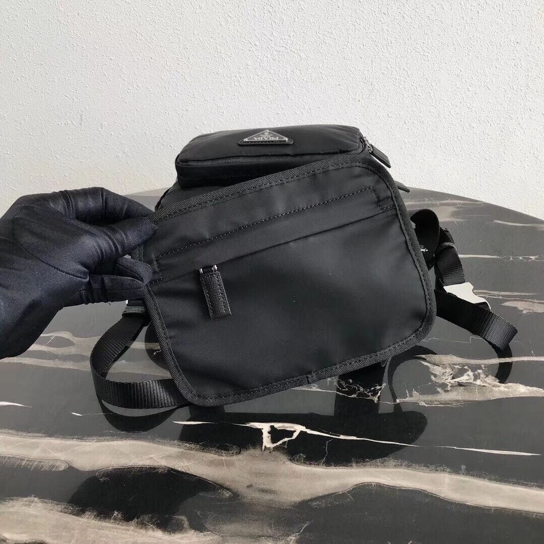 Prada Nylon harness bag 2VL014 black