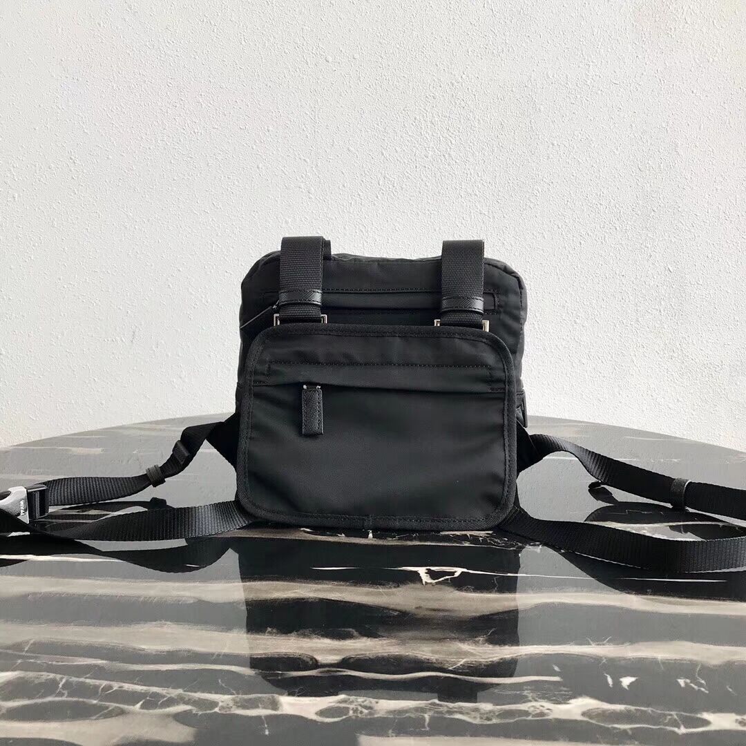 Prada Nylon harness bag 2VL014 black