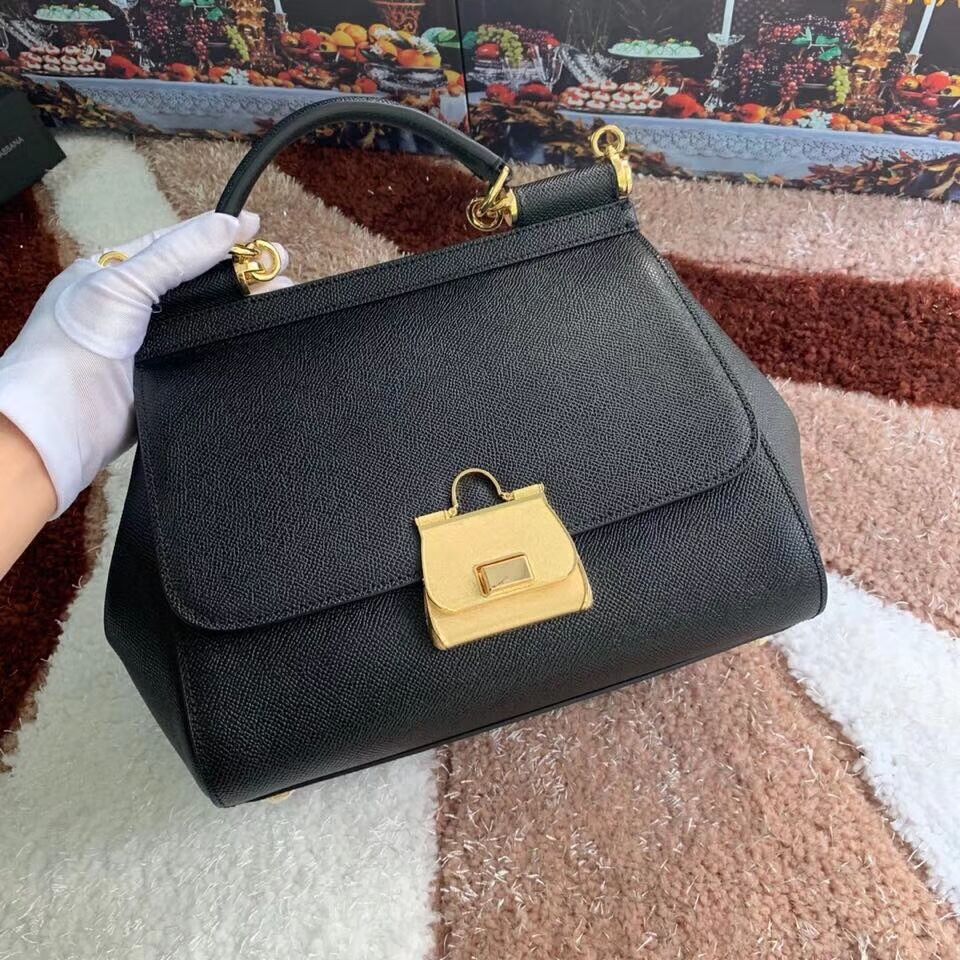 Dolce & Gabbana Origianl Leather Bag 4131 black