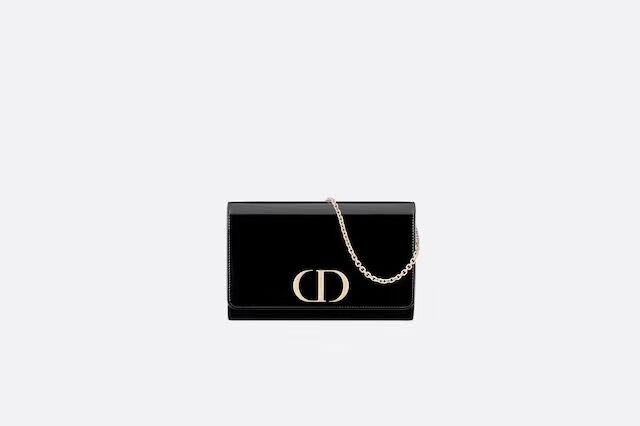Dior leather Clutch bag M9205 black