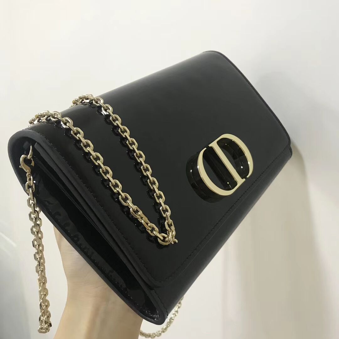 Dior leather Clutch bag M9205 black