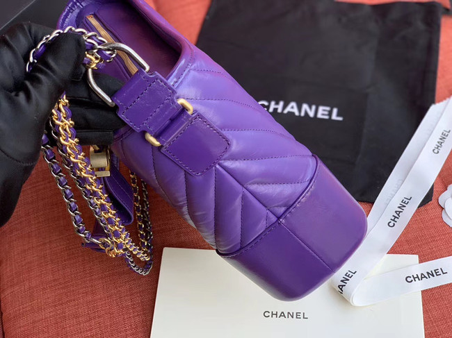 Chanel gabrielle hobo bag A93824 purple