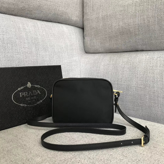 Prada Nylon Shoulder Bag 82022 black