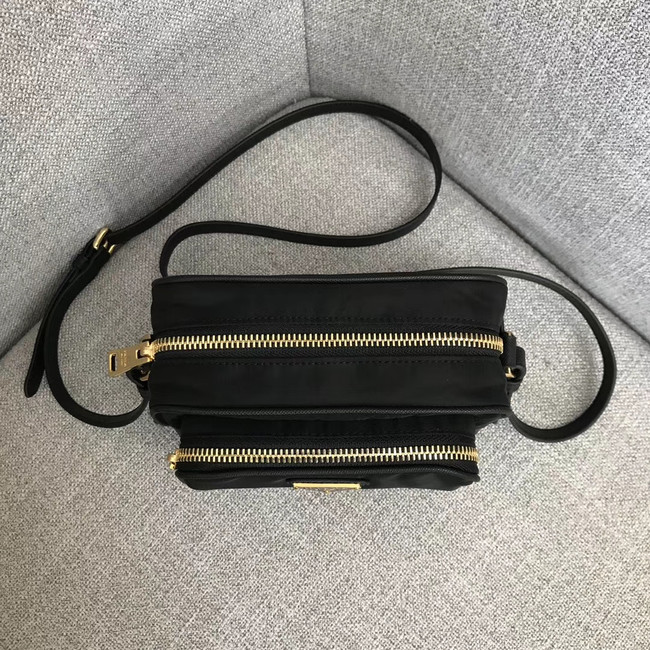 Prada Nylon Shoulder Bag 82022 black