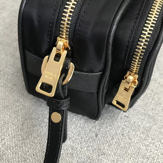 Prada Nylon Shoulder Bag 82022 black