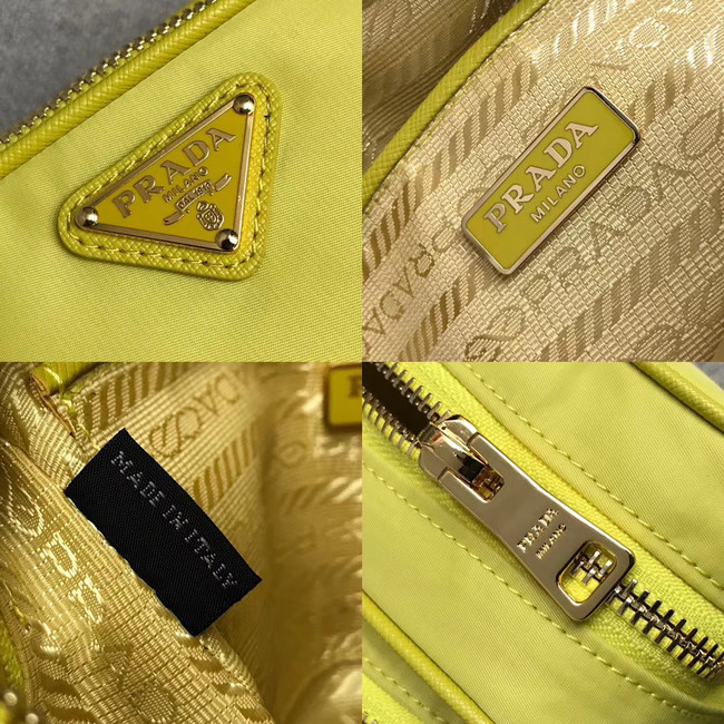 Prada Nylon Shoulder Bag 82022 yellow