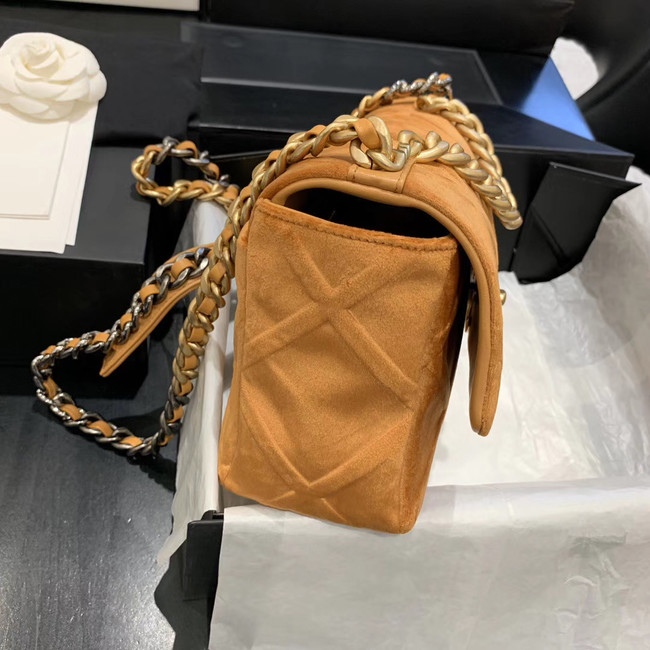 CHANEL 19 Flap Bag AS1160 Camel