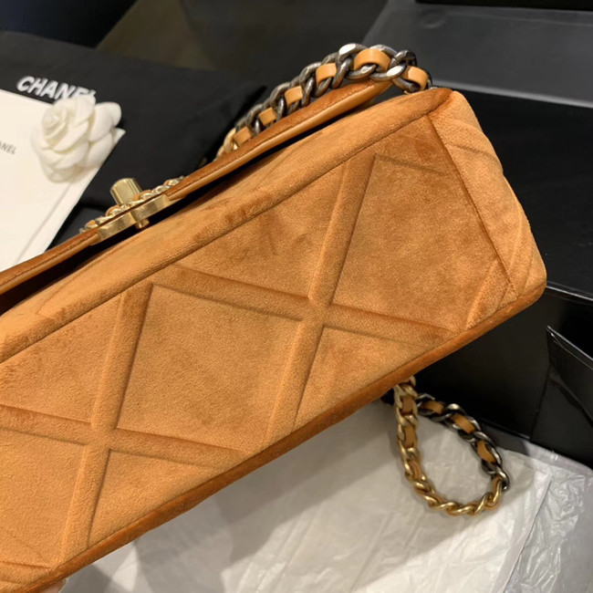 CHANEL 19 Flap Bag AS1160 Camel