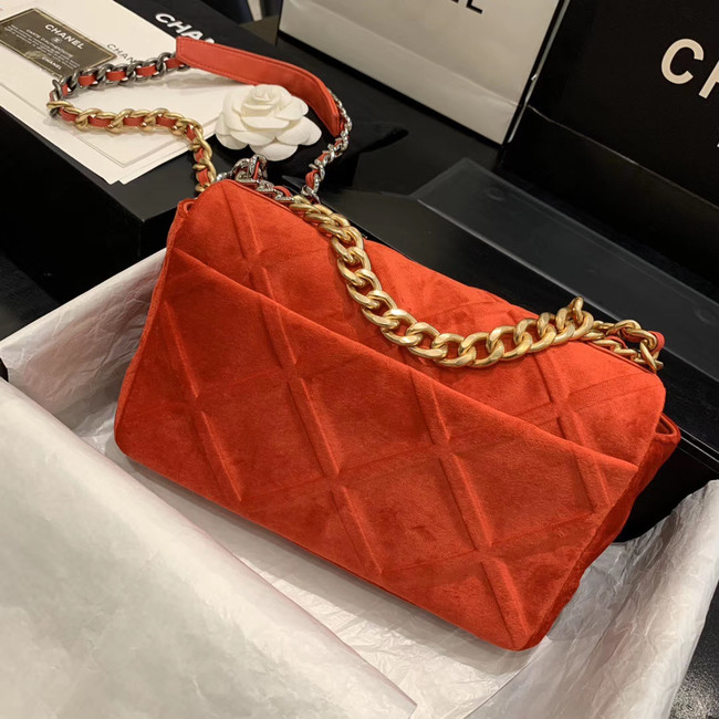 CHANEL 19 Flap Bag AS1160 orange