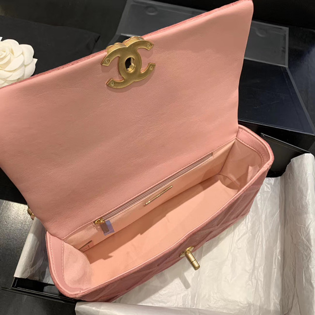 CHANEL 19 Flap Bag AS1160 pink