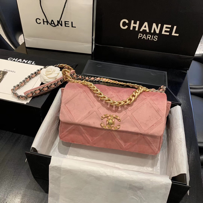 CHANEL 19 Flap Bag AS1160 pink