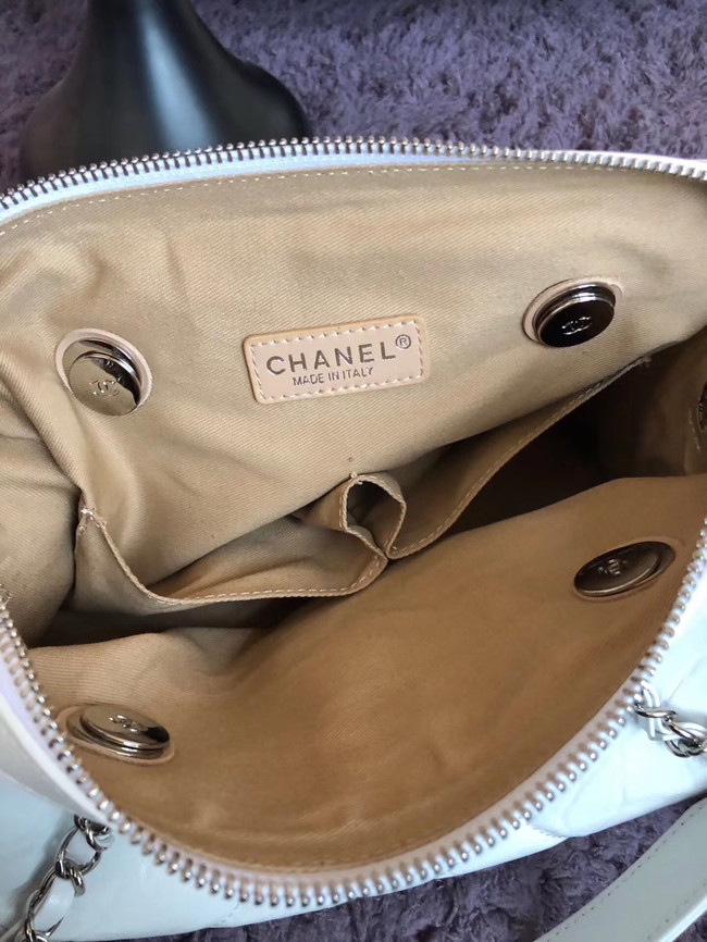 Chanel Bowling Bag AS1321 white