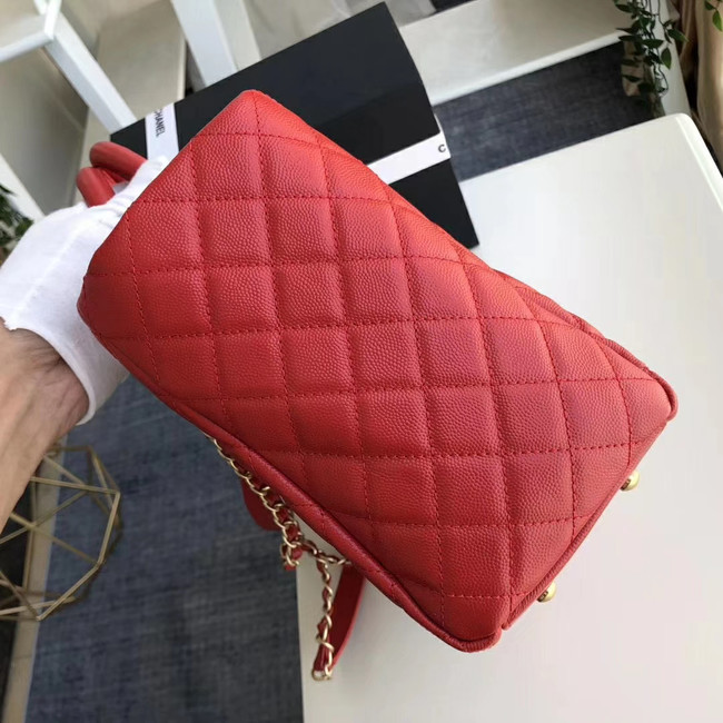 Chanel Original large shopping bag Grained Calfskin A93525 red